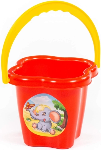 Zabawny design kwiatka i motyw zwierzątka