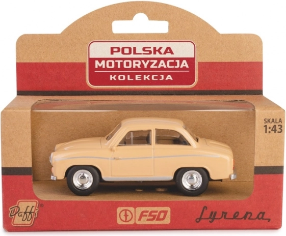 model auta Syrena 104 w skali 1:43 – beżowy