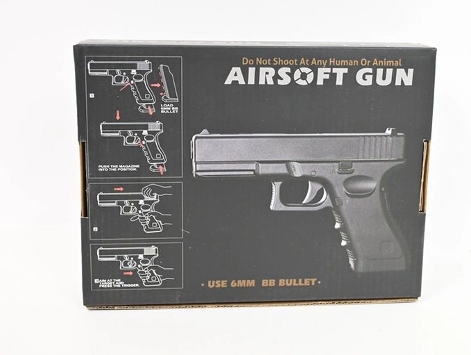 Metalowy pistolet na kulki V45