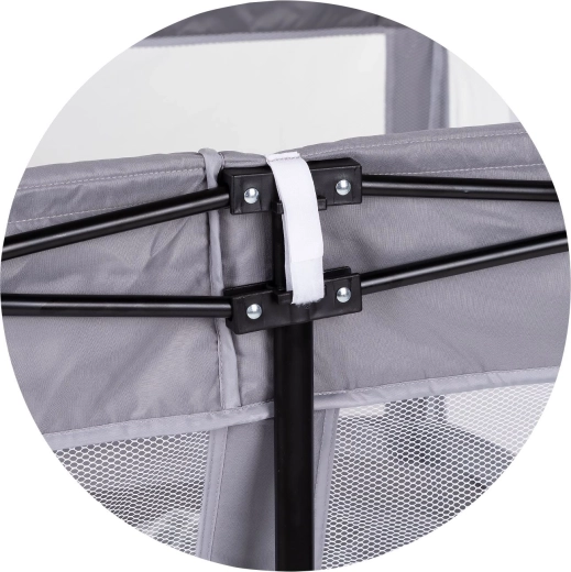 Stabilna metalowa rama i antypoślizgowe nóżki