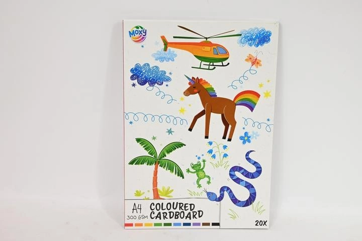 CCG kolorowy karton A4 (20 arkuszy)