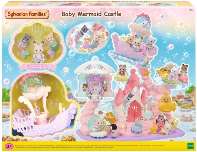 Pałac małych syrenek SYLVANIAN FAMILIES – podwodny zestaw do zabawy z figurkami
