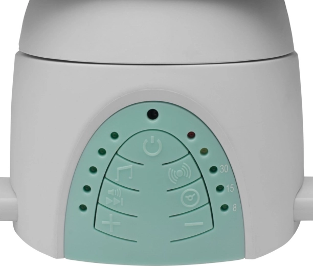 Muzyka, timer i 5 prędkości kołysania