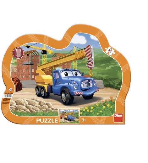 Puzzle na planszy Tatra dźwig 25 elementów
