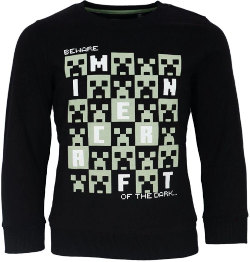 Czarna bluza Minecraft