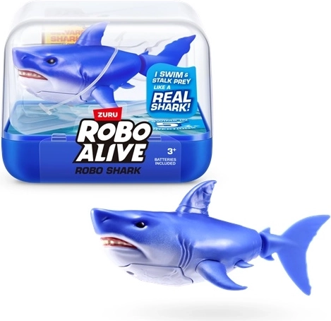 ZURU Robo Alive pływający niebieski rekin do wody