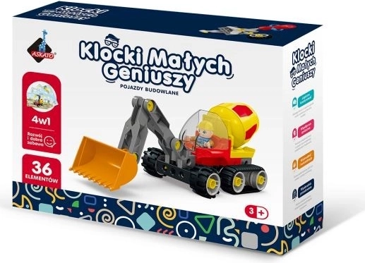 Klocki konstrukcyjne 4w1 36 sztuk