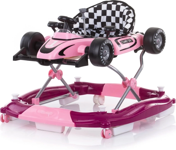 chodzik 4w1 car racer pink