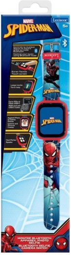 Dziecięcy smartwatch MARVEL SPIDER-MAN z Bluetooth, aparatem i kartą 8 GB