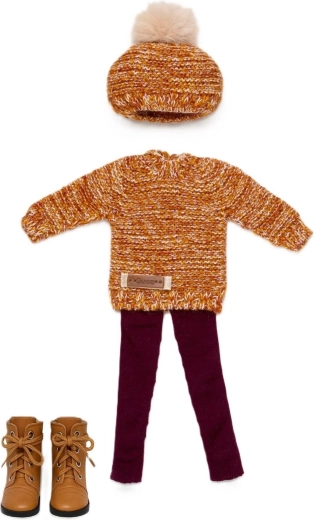 Ciepły dzianinowy styl na chłodne dni