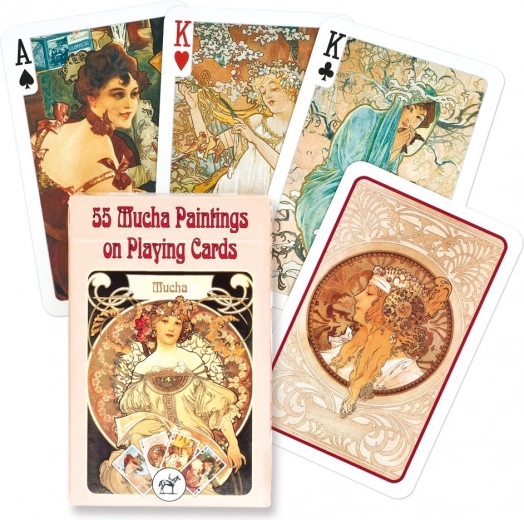 Karty do gry Alfons Mucha