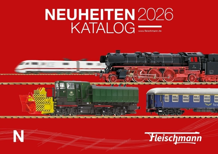 Katalog nowości Fleischmann 2026 (angielski)