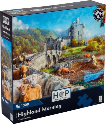 House of Puzzles Poranek w szkockich górach puzzle 1000 elementów