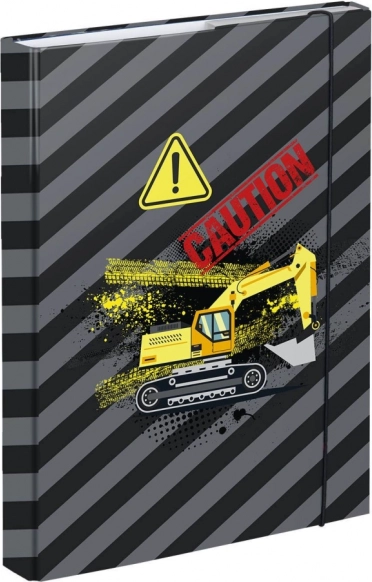 Baagl teczka na szkolne zeszyty A5 koparka