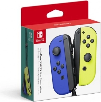 Kontrolery Nintendo Joy-Con niebieski/neonowo żółty