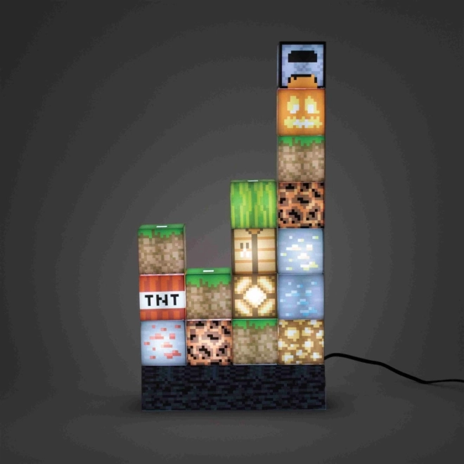 Światło z klockami MINECRAFT – zestaw konstrukcyjny 16 elementów