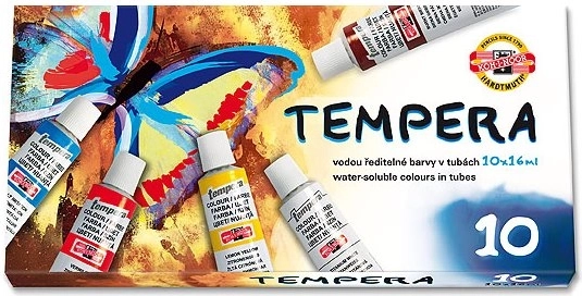 Farby temperowe KOH-I-NOOR 10x16ml Motyl