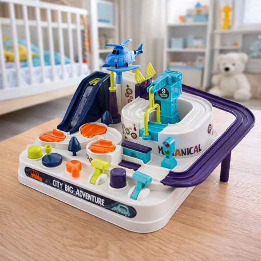 Mechaniczna zabawa bez baterii