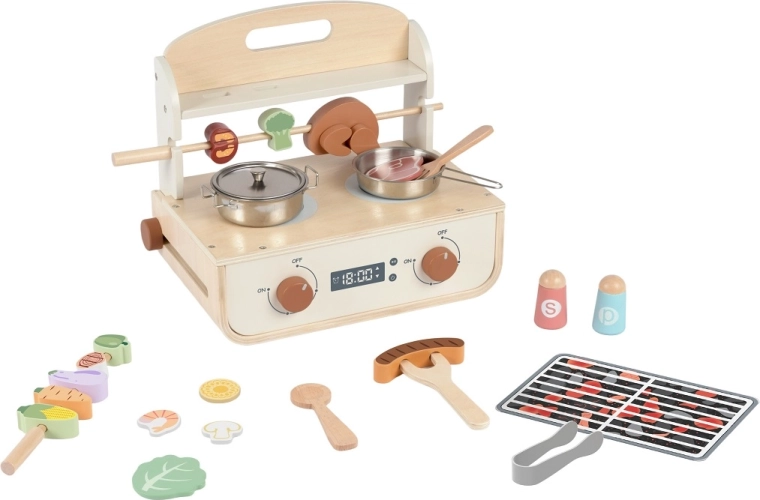 2Kids Toys drewniany grill z akcesoriami