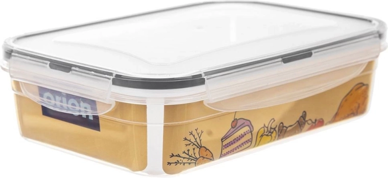 Uszczelniona pokrywka z czterema klipsami przeciwko wyciekom