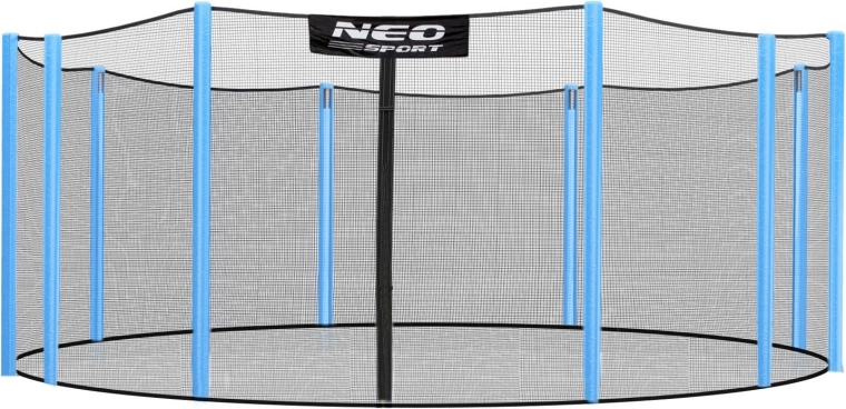 Neo-Sport zewnętrzna siatka ochronna do trampoliny 457–465 cm (15 ft) na 10 słupków