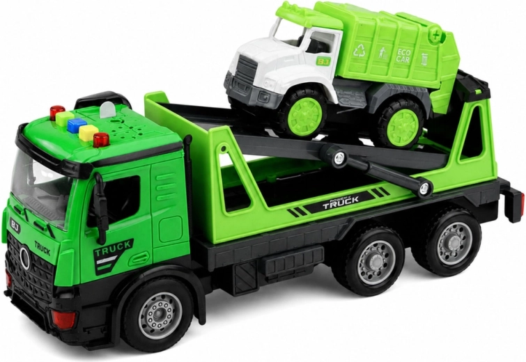 Zestaw transportowy 2w1 ze światłami i dźwiękami