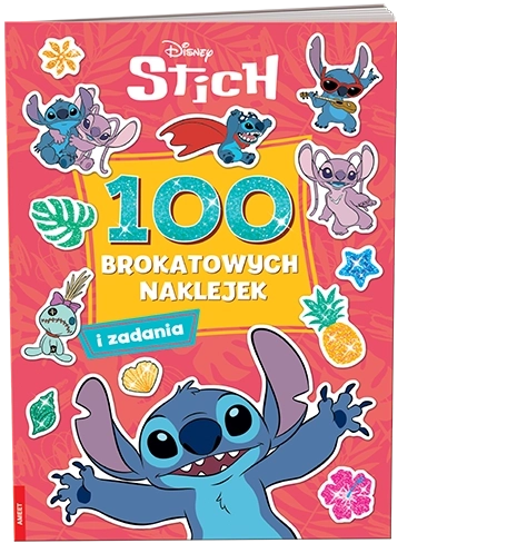 Stitch: 100 błyszczących naklejek – kreatywna książka dla dzieci