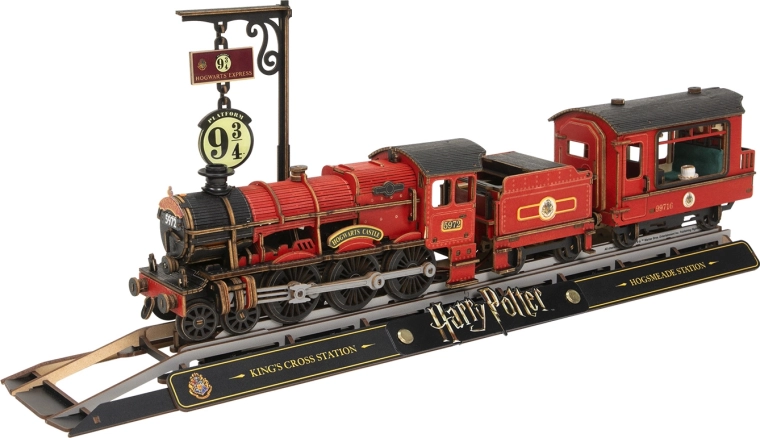 Szczegółowe drewniane puzzle 3D dla fanów Harry Potter
