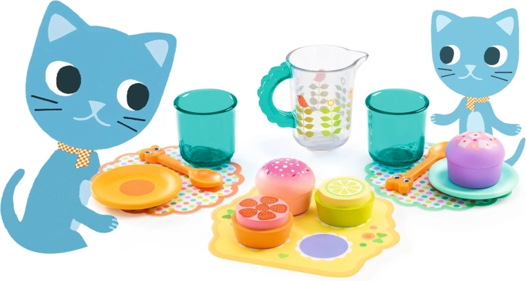 Kolorowa herbatkowa uczta dla najmłodszych