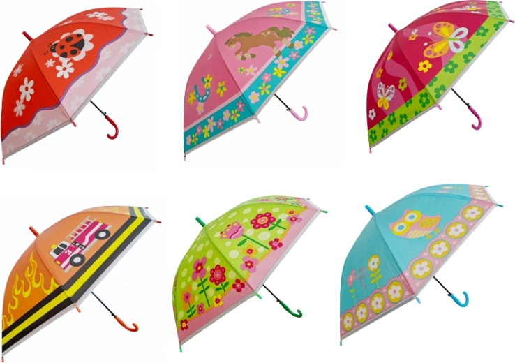 Dziecięcy parasol Swede z kolorowym motywem