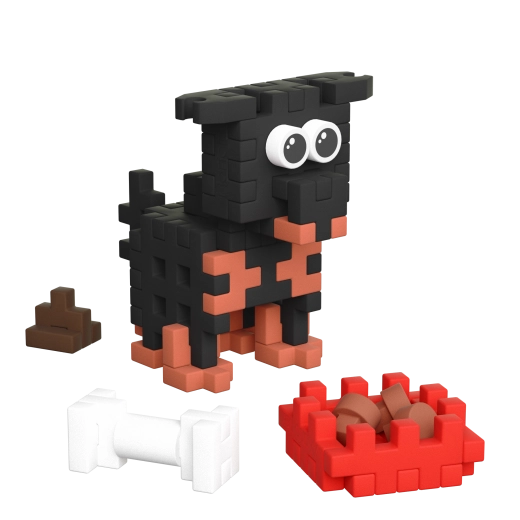 Uroczy rottweiler do złożenia