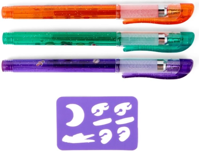 Brokatowe żelowe długopisy do wyrazistych tymczasowych tatuaży