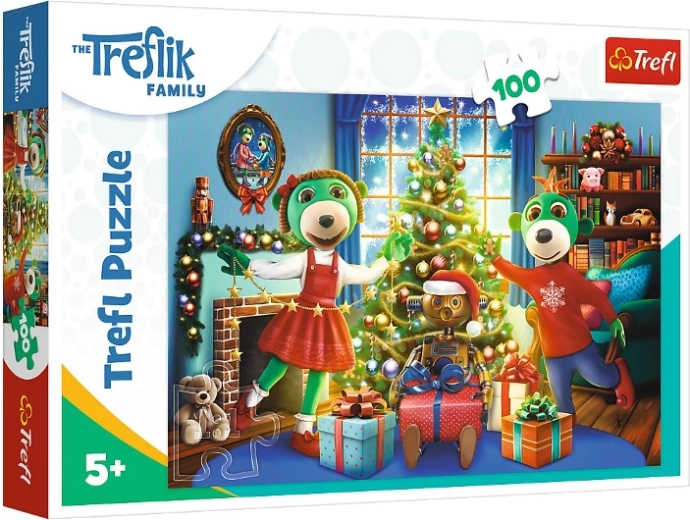 Trefl Zimowe Trefliki – świąteczne puzzle 100 elementów