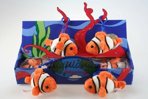 Pluszowy brelok z błazenką ok. 10 cm