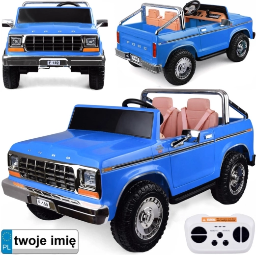 Elektryczny samochodzik dla dzieci FORD Bronco Pickup dla dwojga