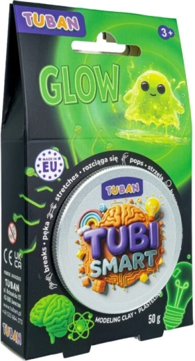 Plastelina Tubi Smart świecąca w ciemności 50 g