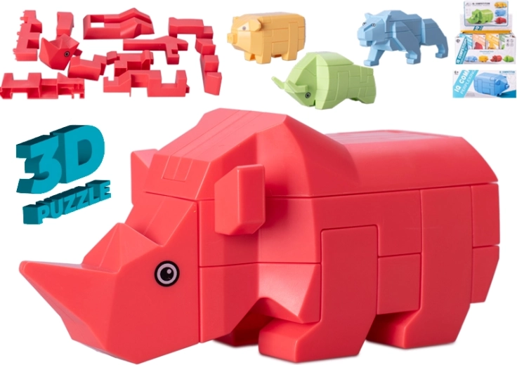 3D puzzle zwierzątka – edukacyjna układanka dla dzieci od 6 lat