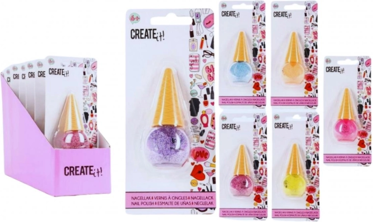 Lak do paznokci Create it w kształcie lodów - 1 sztuka
