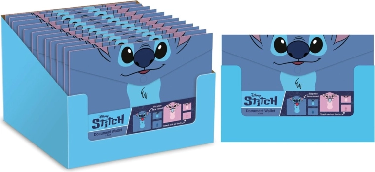 Zestaw plastikowych kopert Lilo i Stitch