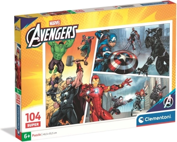 Puzzle Clementoni Super The Avengers 104 elementy