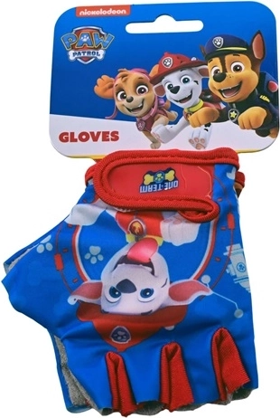 Dziecięce rękawiczki rowerowe bez palców Paw Patrol
