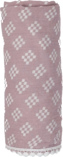 Lodger muślinowy otulacz swaddler tribe muslin rose