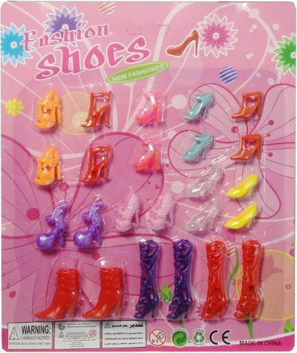 Zestaw butów dla lalek typu Barbie – 12 par