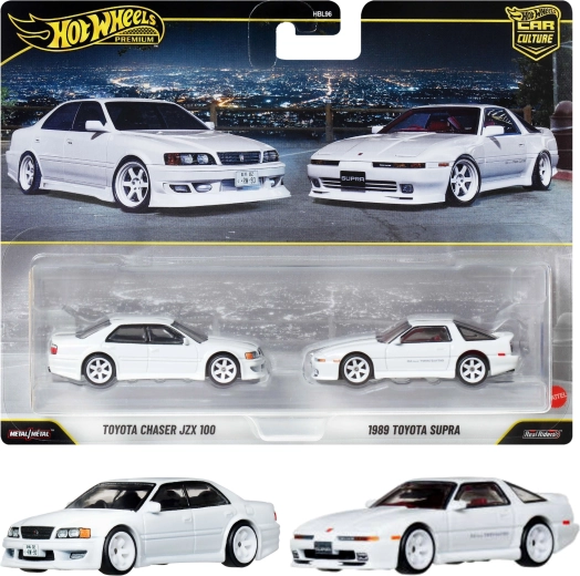 Hot Wheels Premium zestaw 2 aut Toyota Chaser JZX100 i Toyota Supra 1989