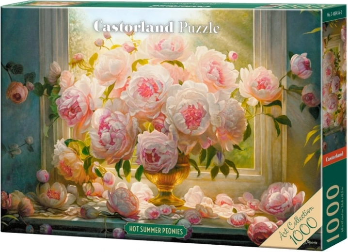 Puzzle letnie piwonie 1000 elementów – Castorland Art Collection