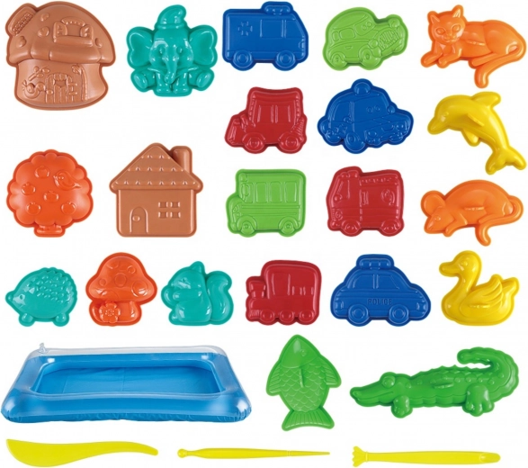 Bogaty zestaw foremek i narzędzi