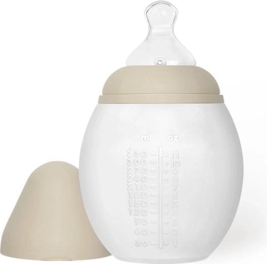 Élhée niemowlęca butelka antykolkowa 330 ml sand - 1 sztuka