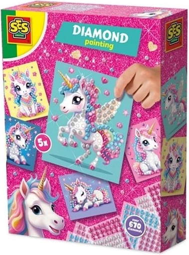 SES Jednorożec – malowanie diamentowe