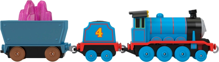 Lokomotywa Gabryś z wagonikami i ładunkiem