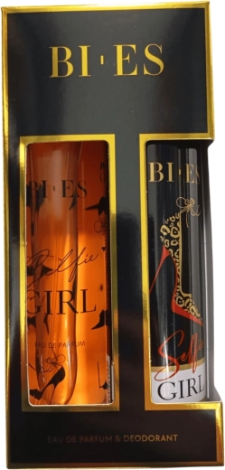 Zestaw prezentowy dla kobiet BI-ES Selfie Girl – woda perfumowana 100 ml + dezodorant 150 ml